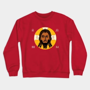 Savior Jesus Christ. Icon Not Made by Hands Crewneck Sweatshirt